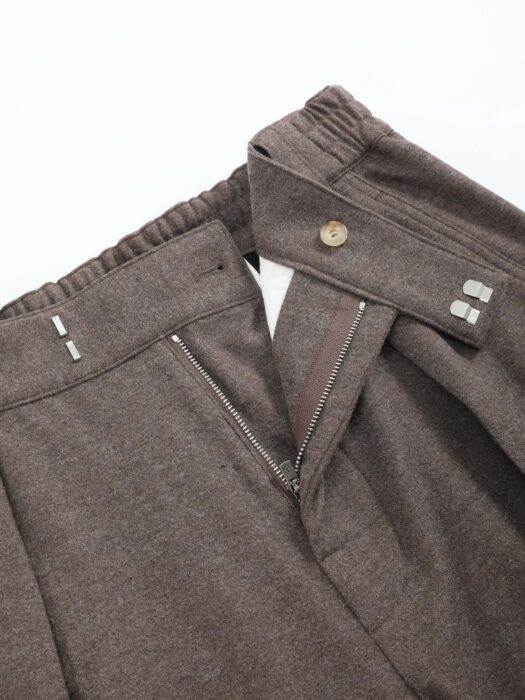 로로피아나 베이직 양털혼방 팬츠 양복 하의 브라운 레플리카 미러급 SA급 S급 고퀄리티 하이엔드 최상급 의류 [남성] 6
