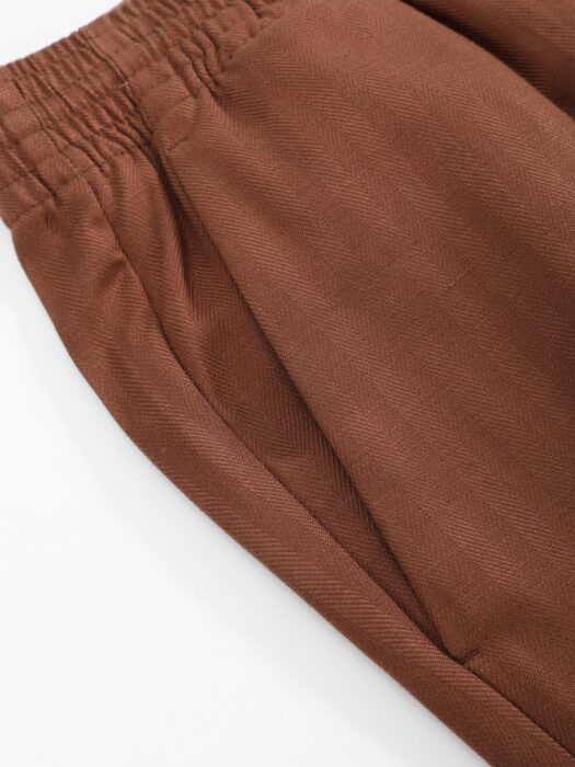 로로피아나 캐쥬얼 아마 팬츠 적갈색 레플리카 미러급 SA급 S급 고퀄리티 하이엔드 최상급 의류 [남성] 6