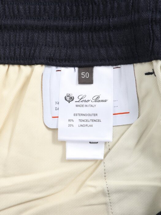 로로피아나 캐쥬얼 아마 팬츠 블랙 레플리카 미러급 SA급 S급 고퀄리티 하이엔드 최상급 의류 [남성] 12