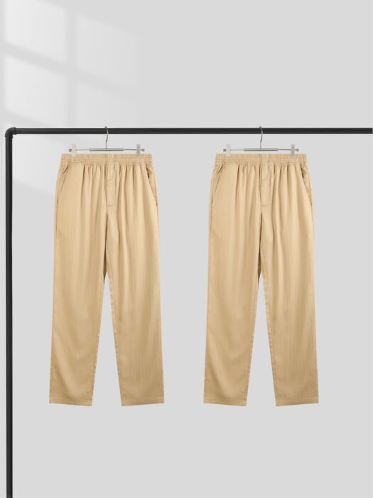 로로피아나 캐쥬얼 아마 팬츠 베이지 레플리카 미러급 SA급 S급 고퀄리티 하이엔드 최상급 의류 [남성]