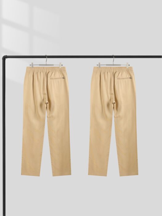 로로피아나 캐쥬얼 아마 팬츠 베이지 레플리카 미러급 SA급 S급 고퀄리티 하이엔드 최상급 의류 [남성] 2