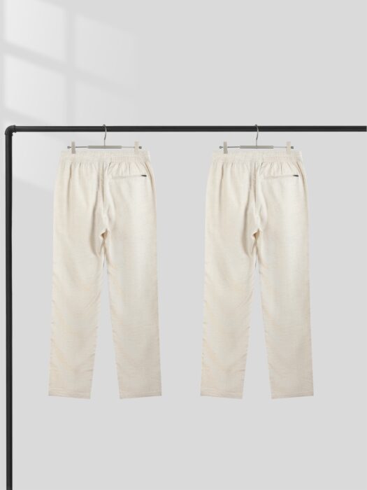 로로피아나 캐쥬얼 아마 팬츠 화이트 레플리카 미러급 SA급 S급 고퀄리티 하이엔드 최상급 의류 [남성] 2