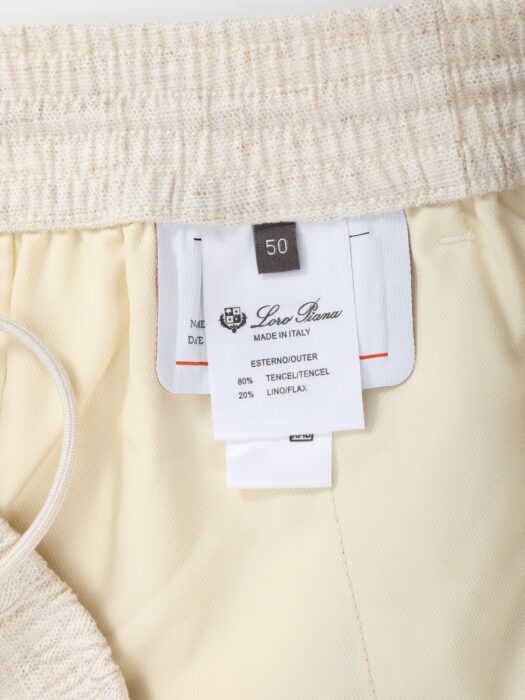 로로피아나 캐쥬얼 아마 팬츠 화이트 레플리카 미러급 SA급 S급 고퀄리티 하이엔드 최상급 의류 [남성] 12