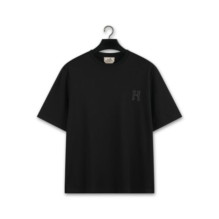 에르메스 H Cheval 순색 반팔티 블랙 레플리카 미러급 SA급 S급 고퀄리티 하이엔드 최상급 의류 [남성여성공용] 5