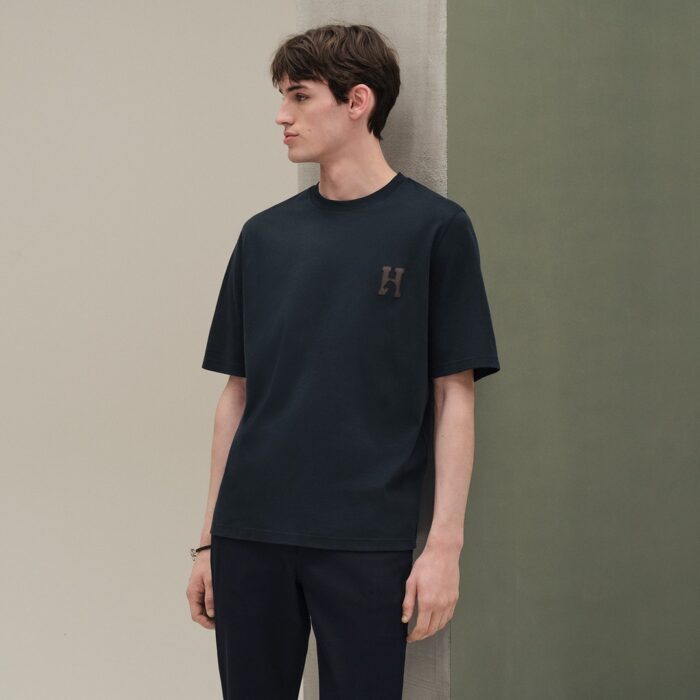 에르메스 H Cheval 순색 반팔티 블랙 레플리카 미러급 SA급 S급 고퀄리티 하이엔드 최상급 의류 [남성여성공용]