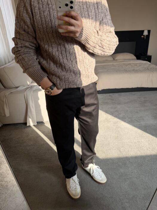 제냐 클래식 코튼 청바지 블랙 레플리카 미러급 SA급 S급 고퀄리티 하이엔드 최상급 의류 [남성]