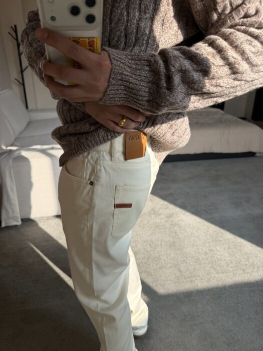 제냐 클래식 코튼 청바지 아이보리 레플리카 미러급 SA급 S급 고퀄리티 하이엔드 최상급 의류 [남성]