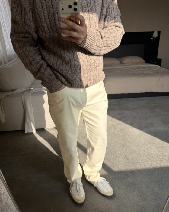 제냐 클래식 코튼 청바지 아이보리 레플리카 미러급 SA급 S급 고퀄리티 하이엔드 최상급 의류 [남성] 2