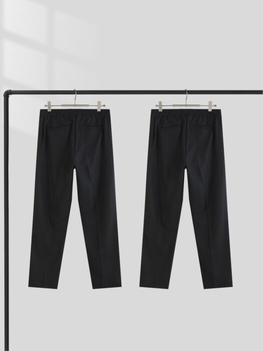 제냐 베이직 단색 캐쥬얼 팬츠 양복 하의 블랙 레플리카 미러급 SA급 S급 고퀄리티 하이엔드 최상급 의류 [남성] 2