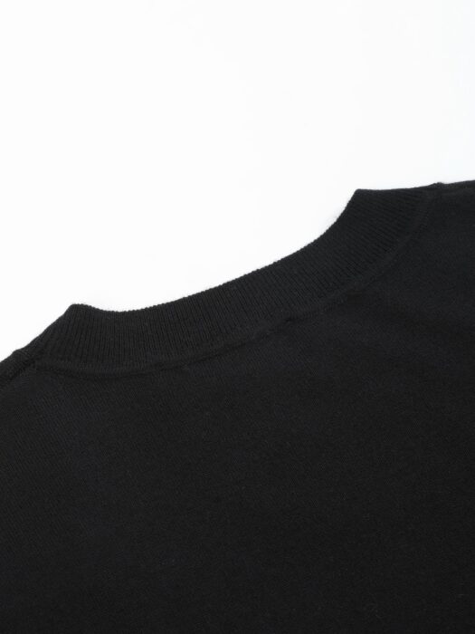 로로피아나 면양털 단색 크루넥 니트 블랙 레플리카 미러급 SA급 S급 고퀄리티 하이엔드 최상급 의류 [남성] 6