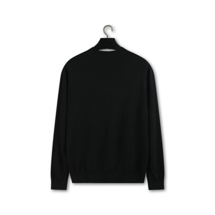 로로피아나 면양털 단색 크루넥 니트 블랙 레플리카 미러급 SA급 S급 고퀄리티 하이엔드 최상급 의류 [남성] 3