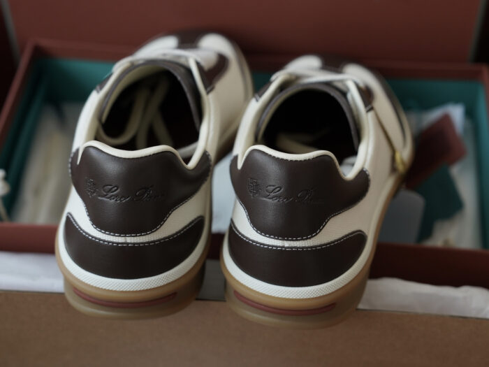 로로피아나 레더 트리밍 스니커즈 다크 브라운 남성용 레플리카 미러급 SA급 S급 고퀄리티 최상급 하이엔드 신발 [남성] 8