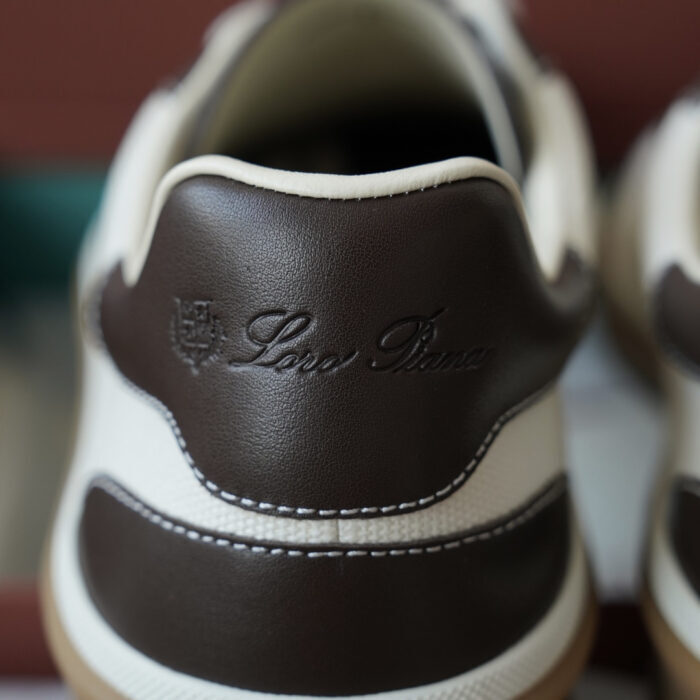 로로피아나 레더 트리밍 스니커즈 다크 브라운 남성용 레플리카 미러급 SA급 S급 고퀄리티 최상급 하이엔드 신발 [남성] 15