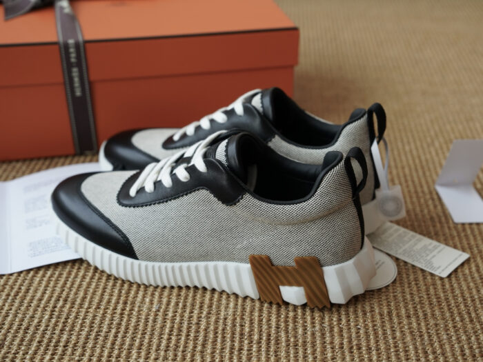 에르메스 바운싱 스니커즈 블랙 브라운 H 남성용 레플리카 미러급 SA급 S급 고퀄리티 최상급 하이엔드 신발 [남성] 4