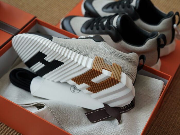 에르메스 바운싱 스니커즈 블랙 브라운 H 남성용 레플리카 미러급 SA급 S급 고퀄리티 최상급 하이엔드 신발 [남성] 6