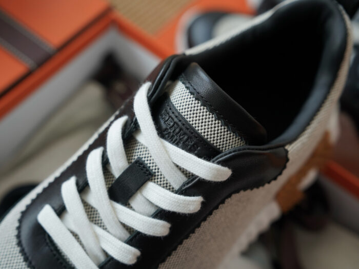 에르메스 바운싱 스니커즈 블랙 브라운 H 남성용 레플리카 미러급 SA급 S급 고퀄리티 최상급 하이엔드 신발 [남성] 9