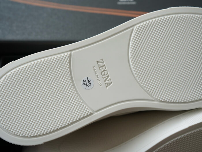 제냐 트리플 스티치 TM 스니커즈 화이트 브라운 남성용 레플리카 미러급 SA급 S급 고퀄리티 최상급 하이엔드 신발 [남성] 7