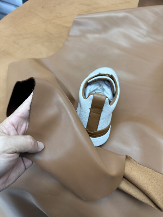 제냐 트리플 스티치 TM 스니커즈 화이트 브라운 남성용 레플리카 미러급 SA급 S급 고퀄리티 최상급 하이엔드 신발 [남성] 13