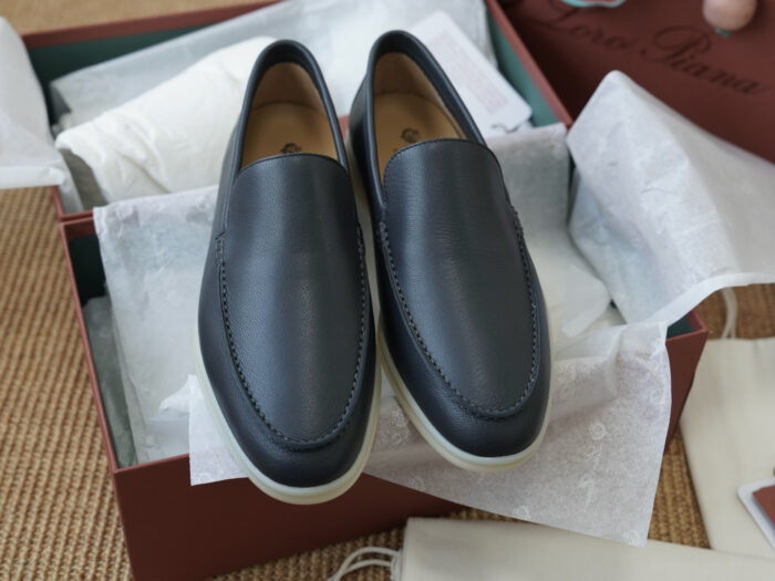 로로피아나 썸머 워크 레더 블랙 로퍼 남성용 레플리카 미러급 SA급 S급 고퀄리티 최상급 하이엔드 신발 [남성] 2