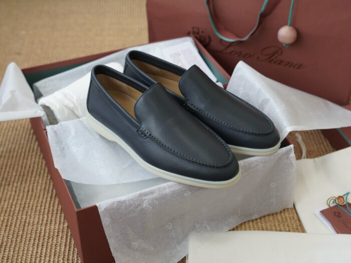 로로피아나 썸머 워크 레더 블랙 로퍼 남성용 레플리카 미러급 SA급 S급 고퀄리티 최상급 하이엔드 신발 [남성] 3