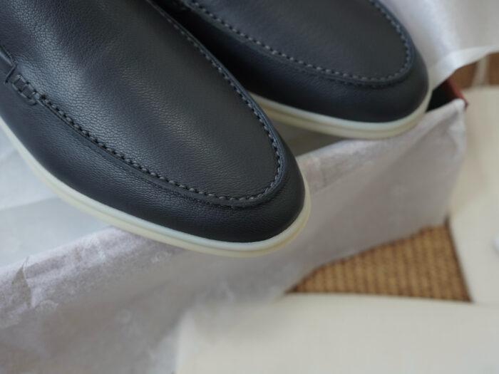 로로피아나 썸머 워크 레더 블랙 로퍼 남성용 레플리카 미러급 SA급 S급 고퀄리티 최상급 하이엔드 신발 [남성] 9