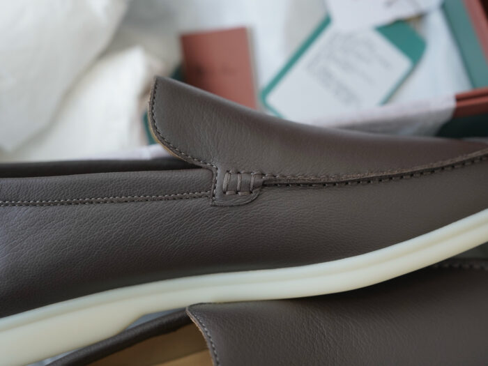 로로피아나 썸머 워크 레더 다크 브라운 로퍼 남성용 레플리카 미러급 SA급 S급 고퀄리티 최상급 하이엔드 신발 [남성] 8