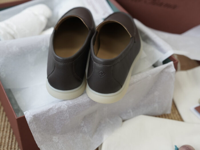 로로피아나 썸머 워크 레더 다크 브라운 로퍼 남성용 레플리카 미러급 SA급 S급 고퀄리티 최상급 하이엔드 신발 [남성] 5