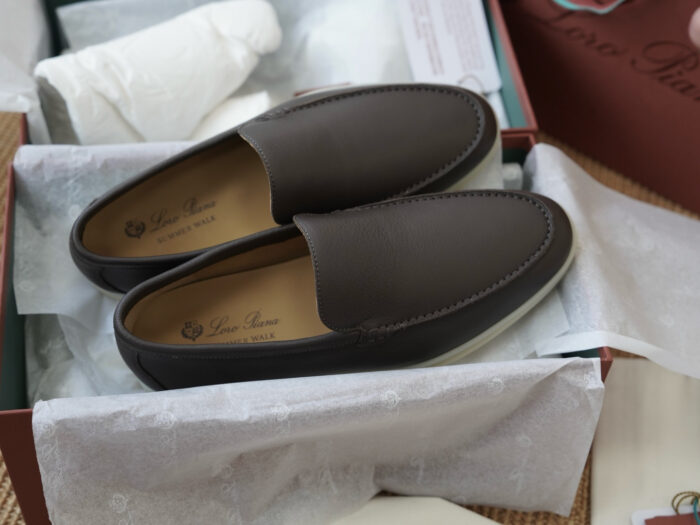 로로피아나 썸머 워크 레더 다크 브라운 로퍼 남성용 레플리카 미러급 SA급 S급 고퀄리티 최상급 하이엔드 신발 [남성] 2