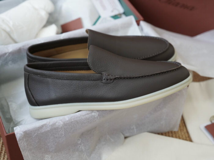 로로피아나 썸머 워크 레더 다크 브라운 로퍼 남성용 레플리카 미러급 SA급 S급 고퀄리티 최상급 하이엔드 신발 [남성] 3