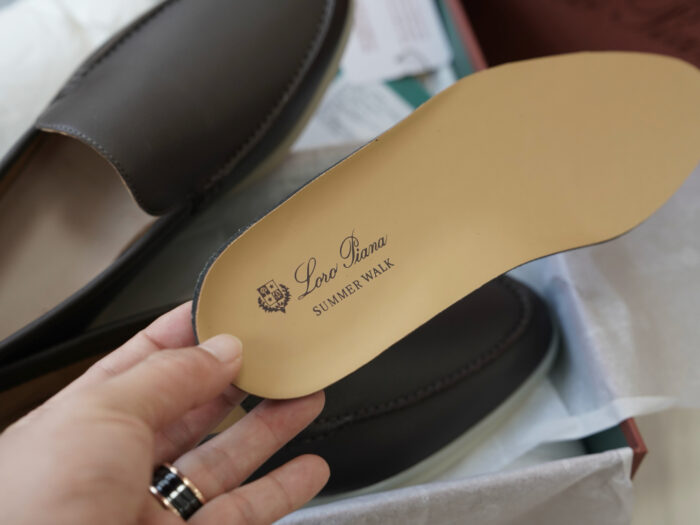 로로피아나 썸머 워크 레더 다크 브라운 로퍼 남성용 레플리카 미러급 SA급 S급 고퀄리티 최상급 하이엔드 신발 [남성] 13