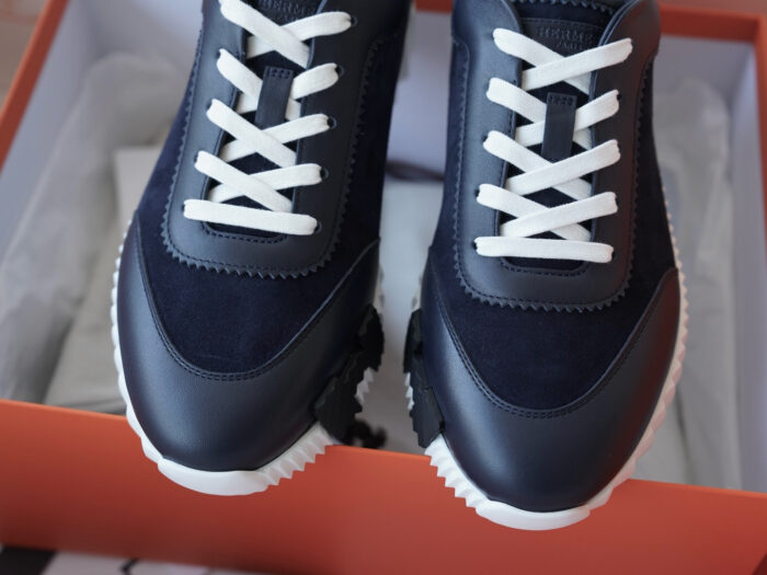 에르메스 바운싱 스니커즈 네이비 블랙 H 남성용 레플리카 미러급 SA급 S급 고퀄리티 최상급 하이엔드 신발 [남성] 10