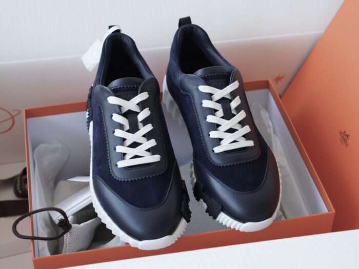 에르메스 바운싱 스니커즈 네이비 블랙 H 남성용 레플리카 미러급 SA급 S급 고퀄리티 최상급 하이엔드 신발 [남성] 7