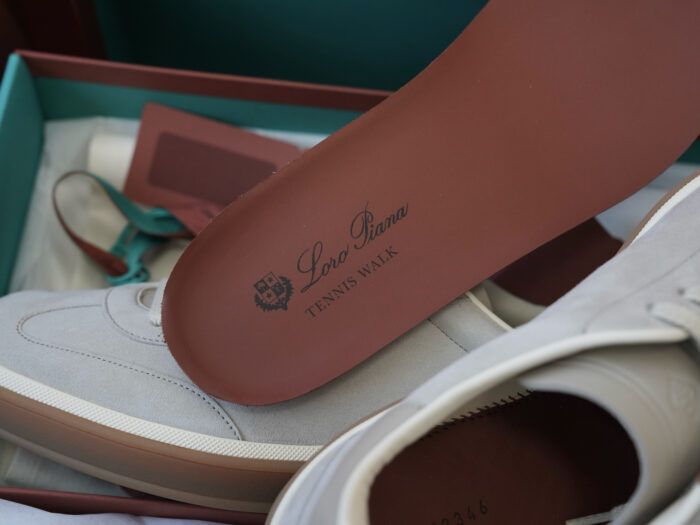 로로피아나 테니스 위크 스니커즈 스웨이드 라이트 그레이 남성용 레플리카 미러급 SA급 S급 고퀄리티 최상급 하이엔드 신발 [남성] 14