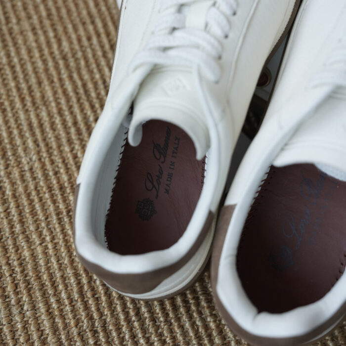 로로피아나 테니스 위크 스니커즈 화이트 레더 남성용 레플리카 미러급 SA급 S급 고퀄리티 최상급 하이엔드 신발 [남성] 8