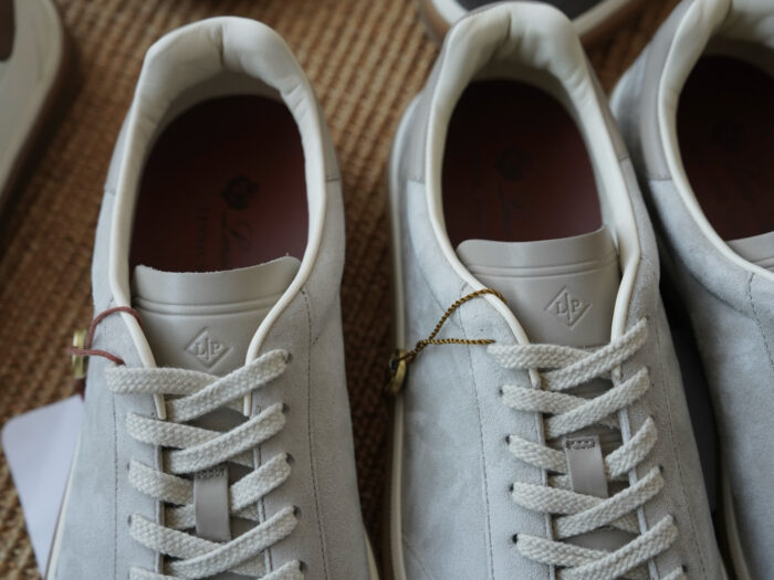 로로피아나 테니스 위크 스니커즈 스웨이드 라이트 그레이 남성용 레플리카 미러급 SA급 S급 고퀄리티 최상급 하이엔드 신발 [남성] 5