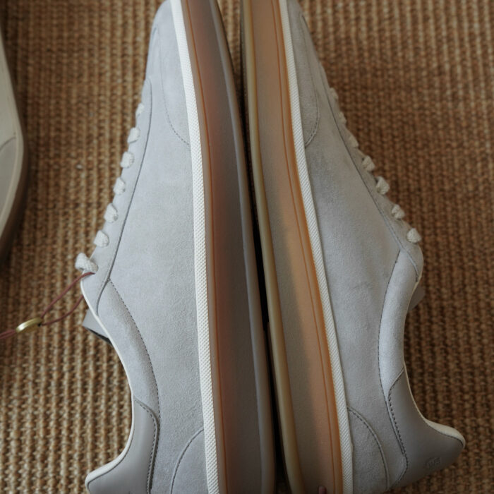 로로피아나 테니스 위크 스니커즈 스웨이드 라이트 그레이 남성용 레플리카 미러급 SA급 S급 고퀄리티 최상급 하이엔드 신발 [남성] 3