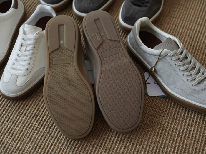 로로피아나 테니스 위크 스니커즈 스웨이드 라이트 그레이 남성용 레플리카 미러급 SA급 S급 고퀄리티 최상급 하이엔드 신발 [남성] 8