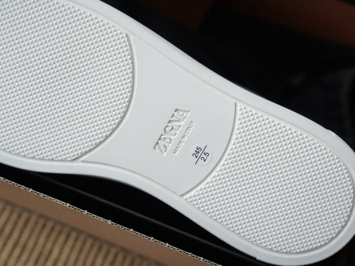 제냐 트리플 스티치 TM 스니커즈 네이비 블루 스웨이드 남성용 레플리카 미러급 SA급 S급 고퀄리티 최상급 하이엔드 신발 [남성] 14