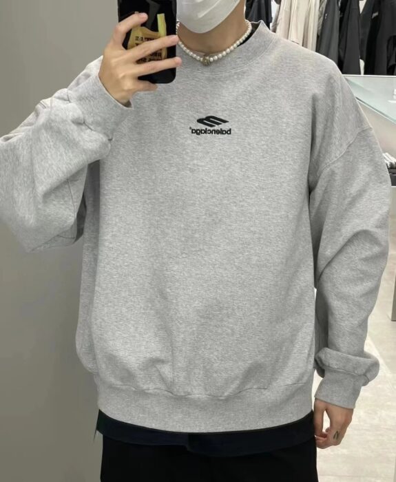 발렌시아가 3B 자수 맨투맨 그레이 레플리카 미러급 SA급 S급 고퀄리티 하이엔드 최상급 의류 [남성여성공용]