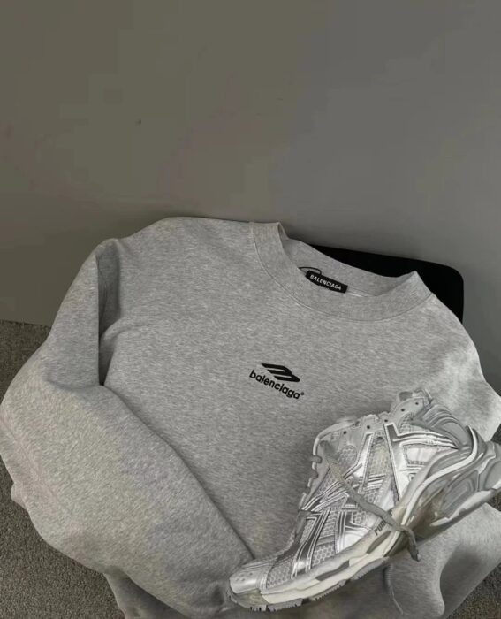 발렌시아가 3B 자수 맨투맨 그레이 레플리카 미러급 SA급 S급 고퀄리티 하이엔드 최상급 의류 [남성여성공용] 5