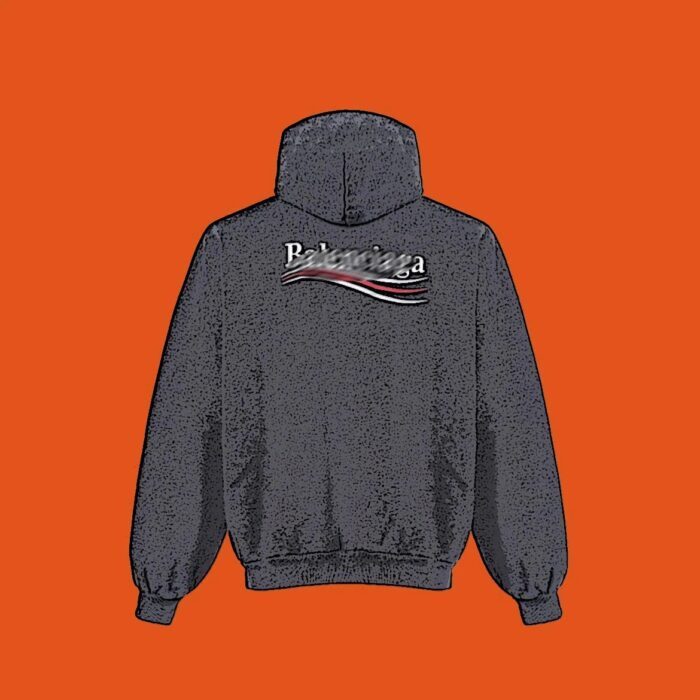 발렌시아가 웨이브 모노그램 후드티 블랙 레플리카 미러급 SA급 S급 고퀄리티 하이엔드 최상급 의류 [남성여성공용] 2