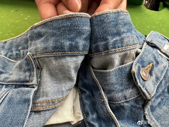 셀린느 2N850034S 웨슬리 피스모 워싱 데님팬츠 레플리카 미러급 SA급 S급 고퀄리티 하이엔드 최상급 의류 [남성여성공용] 6