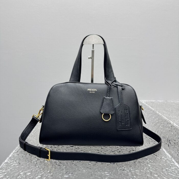 프라다 소프트 Lux 볼링백 숄더백 블랙 레플리카 미러급 SA급 S급 고퀄리티 최상급 하이엔드 가방 [여성] 2