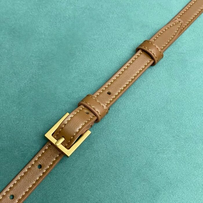 생로랑 램스킨 소재의 GABY 베니티 백 미니 766731 브라운 레플리카 미러급 SA급 S급 고퀄리티 최상급 하이엔드 가방 [여성] 8