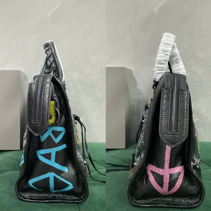 발렌시아가 르 시티 라지 백 파리스 멀티 컬러 그래피티 블랙 레플리카 미러급 SA급 S급 고퀄리티 최상급 하이엔드 가방 [여성] 3