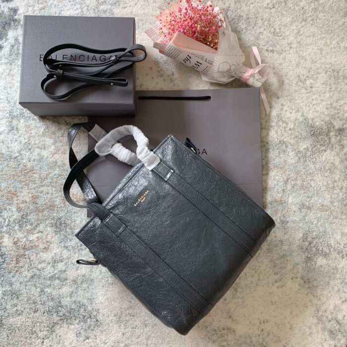 발렌시아가 양가죽 Bazar 숄더 토트 백 블랙 레플리카 미러급 SA급 S급 고퀄리티 최상급 하이엔드 가방 [남성여성공용] 4