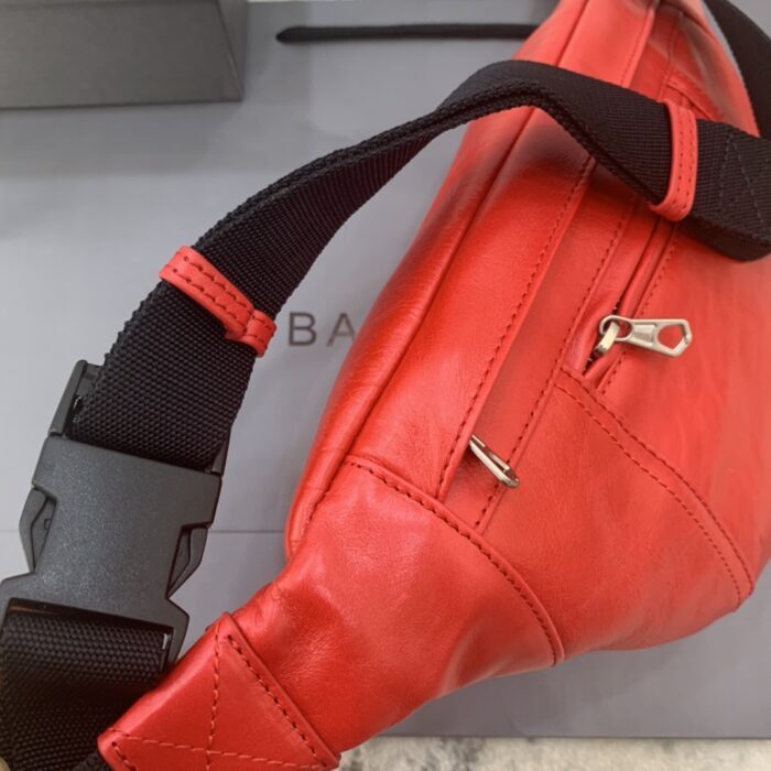 발렌시아가 B. 레더 벨트백 레드 레플리카 미러급 SA급 S급 고퀄리티 최상급 하이엔드 가방 [남성여성공용] 8