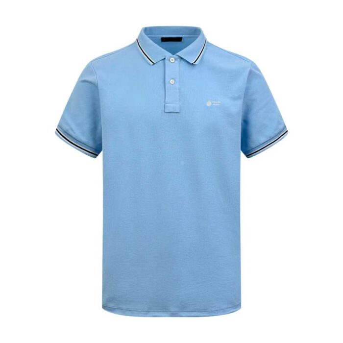 프라다 자수 폴로티 카라티 반팔티 스카이 블루 레플리카 미러급 SA급 S급 고퀄리티 하이엔드 최상급 의류 [남성여성공용] 3