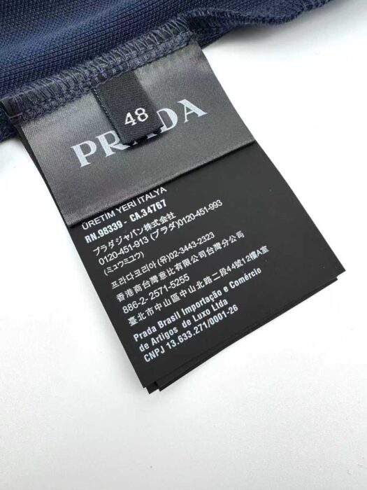 프라다 자수 폴로티 카라티 반팔티 네이비 레플리카 미러급 SA급 S급 고퀄리티 하이엔드 최상급 의류 [남성여성공용] 11