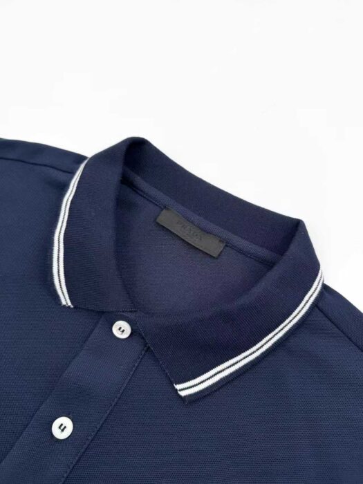 프라다 자수 폴로티 카라티 반팔티 네이비 레플리카 미러급 SA급 S급 고퀄리티 하이엔드 최상급 의류 [남성여성공용] 5